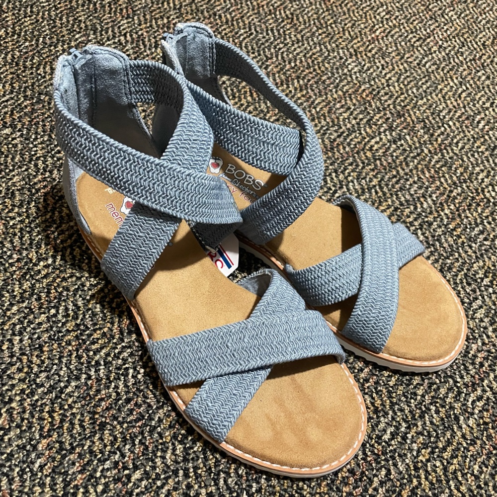 Skechers blue sandals